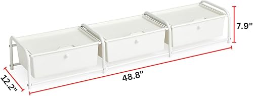 Miniatura 3 de Suprima Almacenamiento Debajo de la Cama - Tapa 3 Sección - Blanco