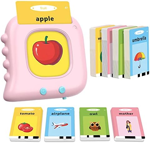 Nibour Sensory Toys for Toddler Age 2 3 4 5 Girls Toys, Montessori Talking Flash Cards Educational Learning Toys, Autism Toys, Speech Therapy Toys, 224 Sight Words, Gifts for Kids