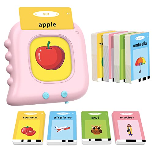 Nibour Sensory Toys For Toddler Age 2 3 4 5 Girls Toys, Montessori Talking Flash Cards Educational Learning Toys, Autism Toys, Speech Therapy Toys, 224 Sight Words, Gifts For Kids #TOP30