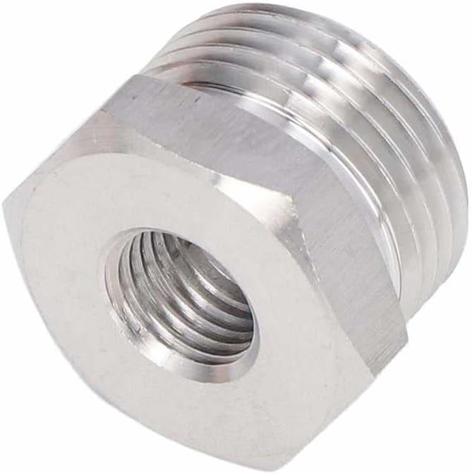 2PCS Female Flare (FFL) to Male Beer Thread Adapter Commercial Sanke Keg Tap to Homebrew Ball Lock Keg Fitting