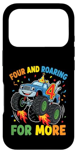 Four and Roaring for More Truck 4�΂̒a���� �X�}�z�P�[�X iPhone 17 Pro �p