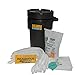Wheeled 50 Gallon Poly SpillPack Drum Spill Kit - Oil Only