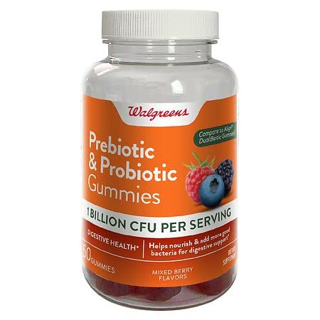 Walgreens Prebiotic & Probiotic Gummies 50 ct