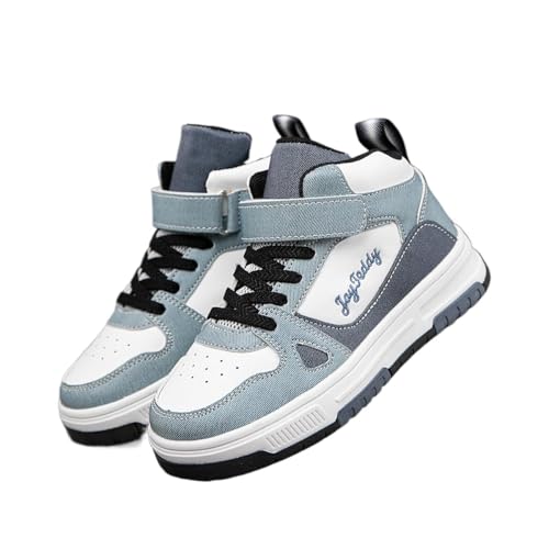 Boys Girls Outdoor Sports Shoes, Breathable and Comfortable with Soft Padded Neck, Fashionable Retro Street Style, Basketball Sneaker Suitable for All Seasons