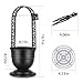 Hookah Charcoal Coal Holder Premium Quality Basket with Coal Tongs Metal Tweezers-Portable Carbon Container w/Side Tong Holder Lounge Hookah Lounge Style Accessorieswith Coal Tongs (16.1)
