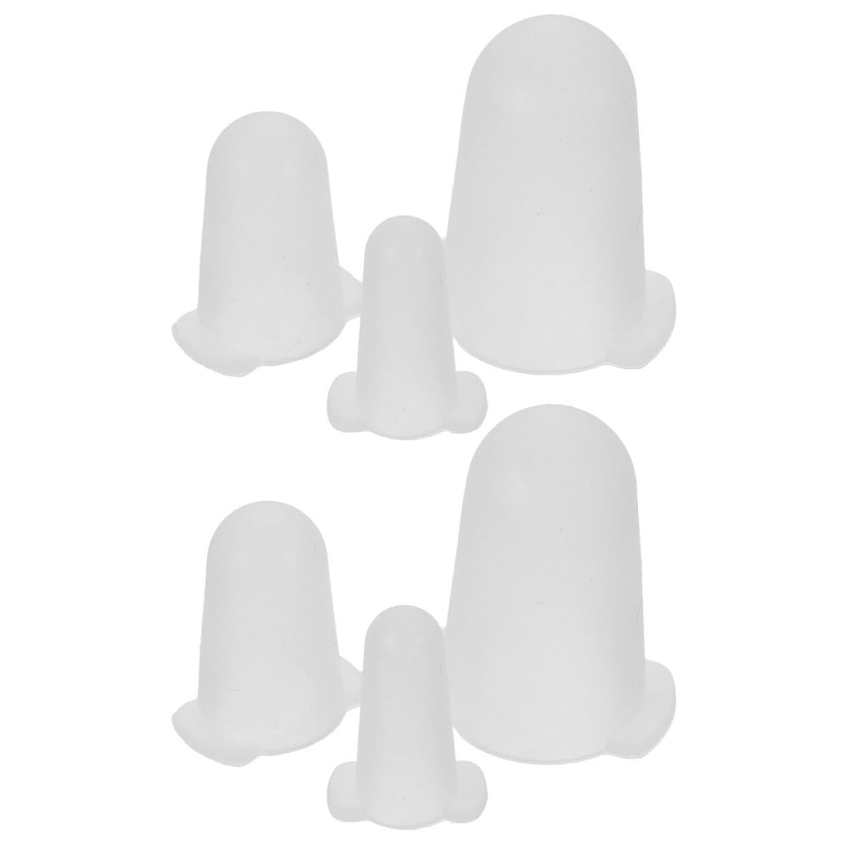 HOMSFOU Copri-beccucci in Silicone per Decorazione Torte Set da 6 Pezzi, Coperture Protettive Flessibili per Punte da Pasticceria di Piccole, Medie e Grandi Dimensioni, Accessori