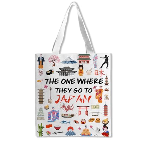 khanoqq Japan Landmark Tote Bag