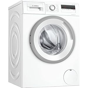 Bosch WAN28128 Serie 4 Waschmaschine, 8 kg, 1400 UpM, ActiveWater Plus maximale Energie- und Wasserersparnis, EcoSilence…