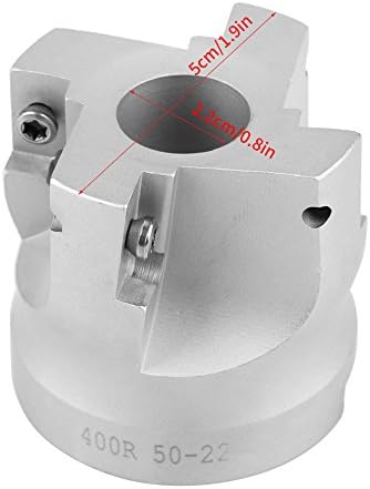 BAP400R-50-22-4T 90 Degree Shoulder Indexable Face Mill Cutter 4 Flutes CNC Shoulder Milling Cutter with Wrench and Box