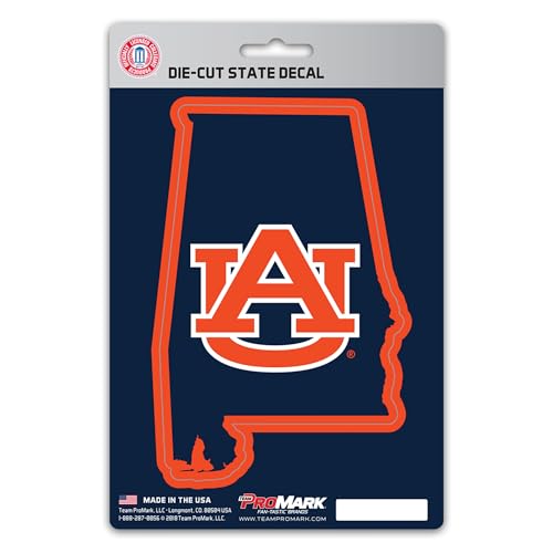 FANMATS NCAA Auburn Tigers State Shape Decal