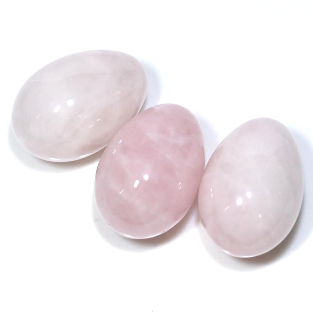 Amazon.co.jp: 【石流通センター】【置き石】天然石たまご型 ローズ
