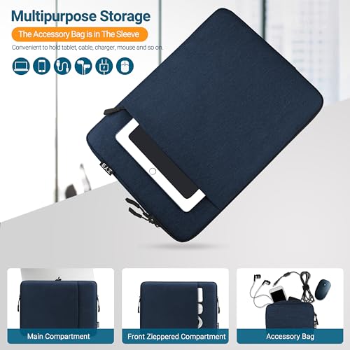 ZYB Laptop Sleeve 14 Inch, Waterproof Shockproof 14 Inch Laptop Case for 14" Notebook Lenovo Thinkpad IdeaPad - Image 4