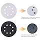 2 Stück Polierpads 125mm Soft Schwamm Interface Pad Polierschwamm Klett Schleifteller für Bosch Professional Adapter Accessories Schleifteller Polierteller Schleifpapier Klett