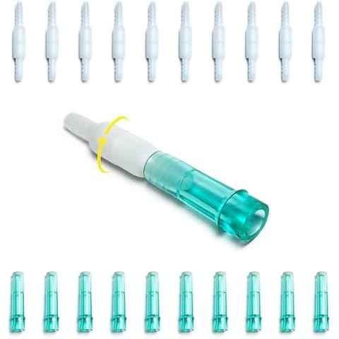Oxygen Tubing Swivel Connectors 10-Pack,Free Rotation to Prevent tangling, Seamless Swivel Connections for Cannula or Tube, 360-Degree Rotation, with Female Connector Cover