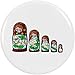 Azeeda 2 x 38mm 'Poupées Matryoshka' Boutons de Badge (BB00080639)