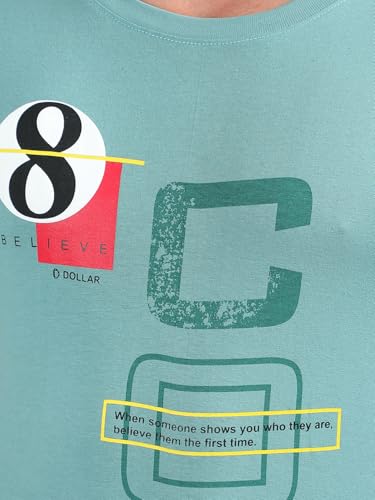 Image of Dollar Pack of 1 Cotton Printed Men Tshirt