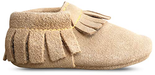 Lucky Love Baby Shoes Boy and Girl 6-12 Months Infant, Newborn, Toddler Moccasins