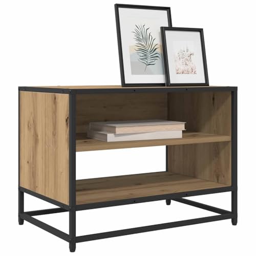 vidaXL TV-Einheiten Artisan-Eiche 61 x 40 x 46 cm Holzwerkstoff, Moderner Wohnraum, rechteckiger Stauraum, wandmontierte Schrank, kompakter TV-Ständer, vielseitiges Mediacenter