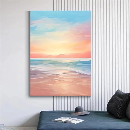 Tableau Abstrait Vagues Blanches MIVINC triptyque 60x80cm