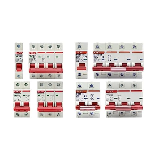 DC 1000V 1P 2P 3P 4P �\�[���[�~�j�T�[�L�b�g�u���[�J�[ �ߕ��וی�X�C�b�` 6A~63A/80A 100A 125A MCB ���z�����dPV�V�X�e���p(50A,1P)