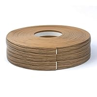 DQ-PP Zachte plint, 20 m, eiken, 32 x 23 mm, pvc, zelfklevend, knikhoek plint, hoekprofiel, aansluitprofiel, vloerlijst, rubberen plint