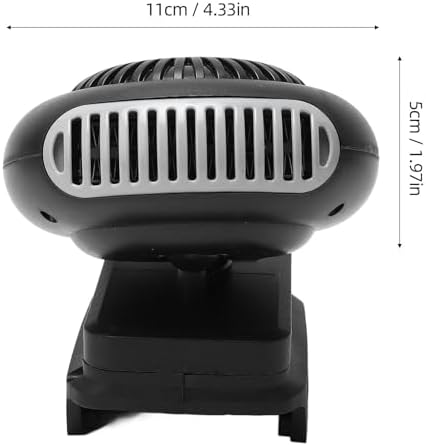 Miniatura 6 de Calentador a batería, 2 engranajes, 170 W, 18 V, calentador de espacio portátil para coche, oficina, camping, debajo del escritorio, 360 Flip,