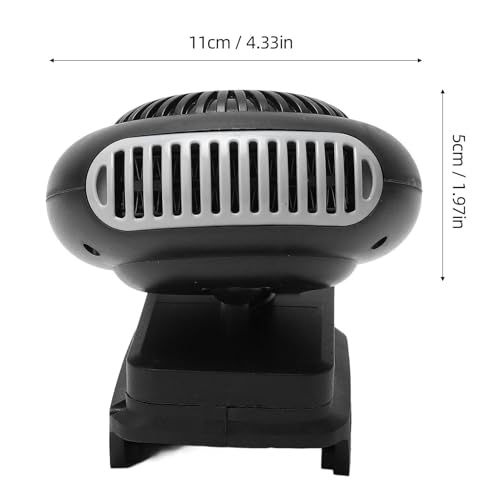 Small Space Heater, 170W 2 Gears 18V Battery Powered Heater, Electric Heater, Portable Battery Operated Heaters for Indoors for BL1815 BL1820 BL1530 BL1840 BL1850 BL1860 by Yoidesu - Used condition - Image 8