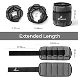 Sportneer Ankle Weights Adjustable Ankle Weights Set Wrist Strap 0.45kg - 2.25kg Each Ankle, 0.9kg - 4.5kg a Pair - Image 4