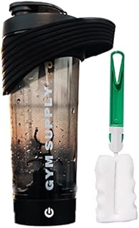 Gym Supply Co. 800ML Tritan USB-C The Original Vortex Shaker - Portable Electric Rechargeable Self Stirring Cup Meal Replacement & Protein Shakes Blender Mixer Bottle | Includes Maintenance Brush |