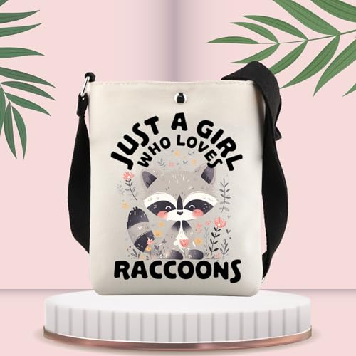 FUSTMW Raccoon Gifts Raccoon Crossbody Bag Raccoon Lover Gifts Raccoon Small Phone Purse with Adjustable Shoulder Strap4