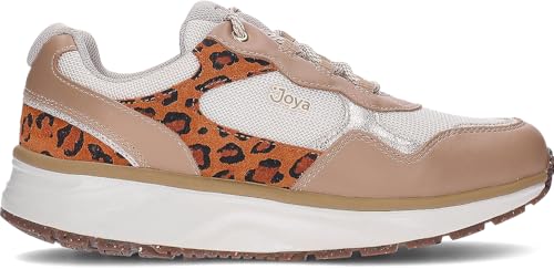 Baskets pour femme JOYA confort articulaire Tina III beige et blanc