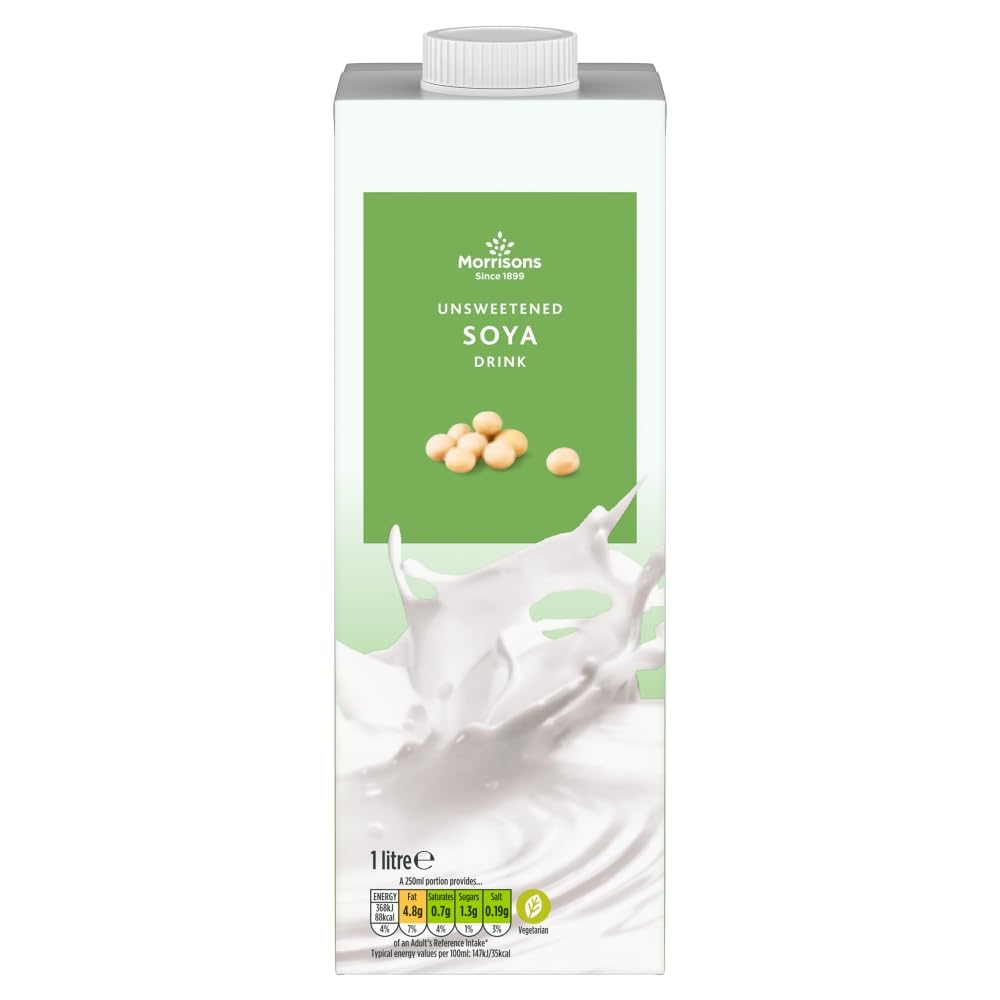 Morrisons Unsweetened Calcium & Vitamin SOYA Drink 1l