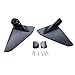RAGBUSCLE Car Side Mirror Frame Holder, Rear View Mirror Bracket, Compatible with Toyota Land Cruiser Prado 2003-2009, Left Driver Side, Left Side