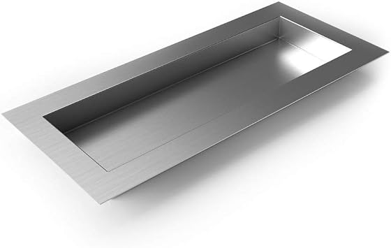 Veradek GEO Flat Planter Stainless Steel