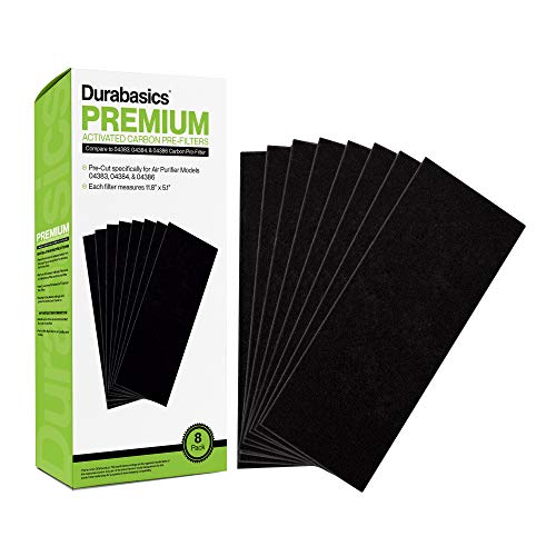 Durabasics 8 Pack Pre-Filters Compatible with Hamilton Beach True Air Filter Replacement for Hamilton Beach True Air Purifier | 8 Hamilton Beach Air Filter Replacements for Hamilton Beach Air Purifier