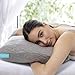 BLISSBURY Adjustable Water Pillow - Waterbase and fiberfill Stuffing Adjust to Help Side Sleepers with Shoulder or Neck Pain.