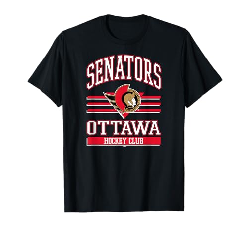 Ottawa Senators Hockey Club Black Officially Licensed T-Shirt
