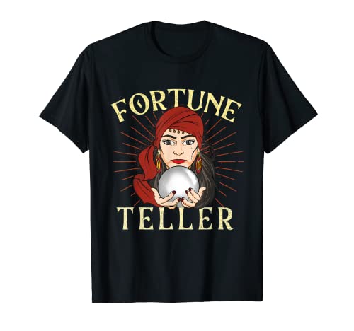 Fortune Teller - Bola de cristal para lector de tarot psíquico gitano Camiseta
