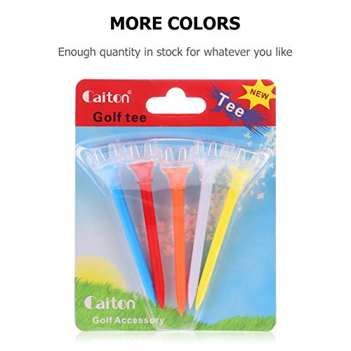 BESPORTBLE Tees de Golfe De Plástico Titular Bola Golfs 7Cm Profissional Durável Tee Acessórios Ferr