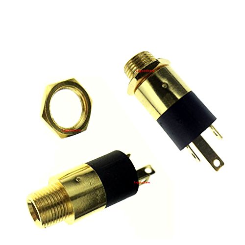 Lsgoodcare 20PCS 3.5MM 1/8 Inch Jack Estéreo Panel miniatura 3