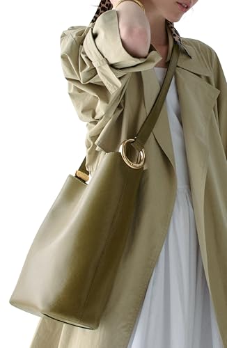 kate spade Halo Glazed Leather Bucket