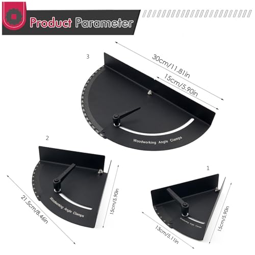 Herramienta Angulada de Acero Inoxidable Ajustable para Carpintería miniatura 4