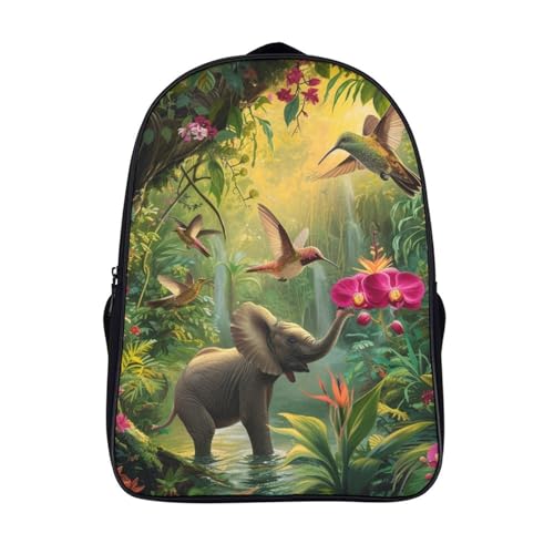 Mochila para niños con dibujos de jungla para motivar la vuelta al cole