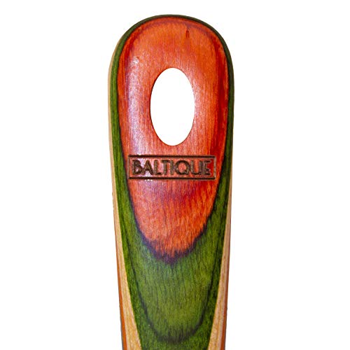 Totally Bamboo Baltique Marrakesh Collection 13" Wooden Spurtle Cooking Utensil, Safe for Nonstick - Image 6