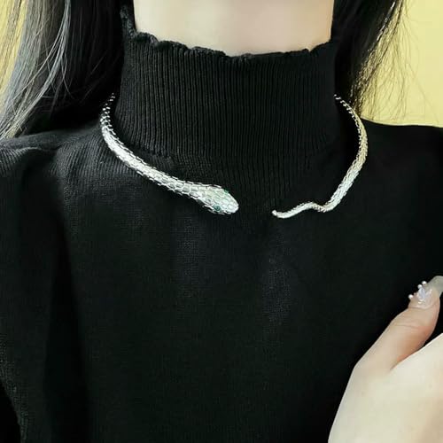 Collier ras du cou avec strass incrustés reflets brillants durables