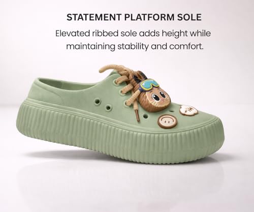 Image of Kraasa Women Lightweight EVA Clogs Comfortable Slip-On Casual Garden Shoes with Cushioned Footbed, Flexible Durable Sole and Breathable Design, Walking, Travel and Outdoor Use
