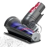 Turmegtt Mini Motorized Tool Brush Head Replacement for Dyson V15/V11/V10/V8/V7, Vacuum Cleaner Parts Head, Mini Motorized Vacuum Conical Brush Roller Accessories for Carpet, Couch & Car Carpet