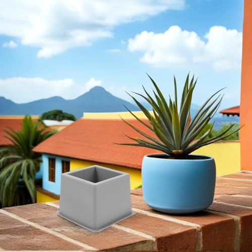 Moule silicone pot de fleurs béton moule à planter artisanale