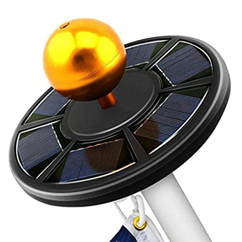 Luz solar para asta de bandera impermeable con sensor automatico de luz 5