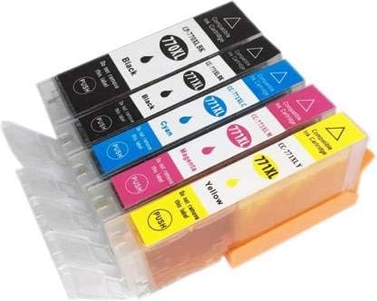 Ink Compatible Ink Cartridges Replacement for Canon Pixma PGI-270XL PGI 270 XL CLI-271XL CLI 271 6 Pack Combo for Canon TS9020 TS8020 MG7720 (1 PGBK & 1 Black/Gray/Cyan/Magenta/Yellow)